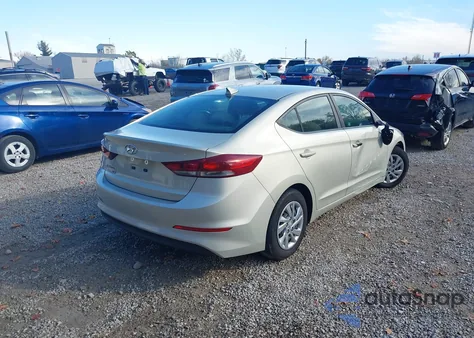 2017 Hyundai Elantra Se z USA, uszkodzony, nr VIN KMHD74LF3HU336259